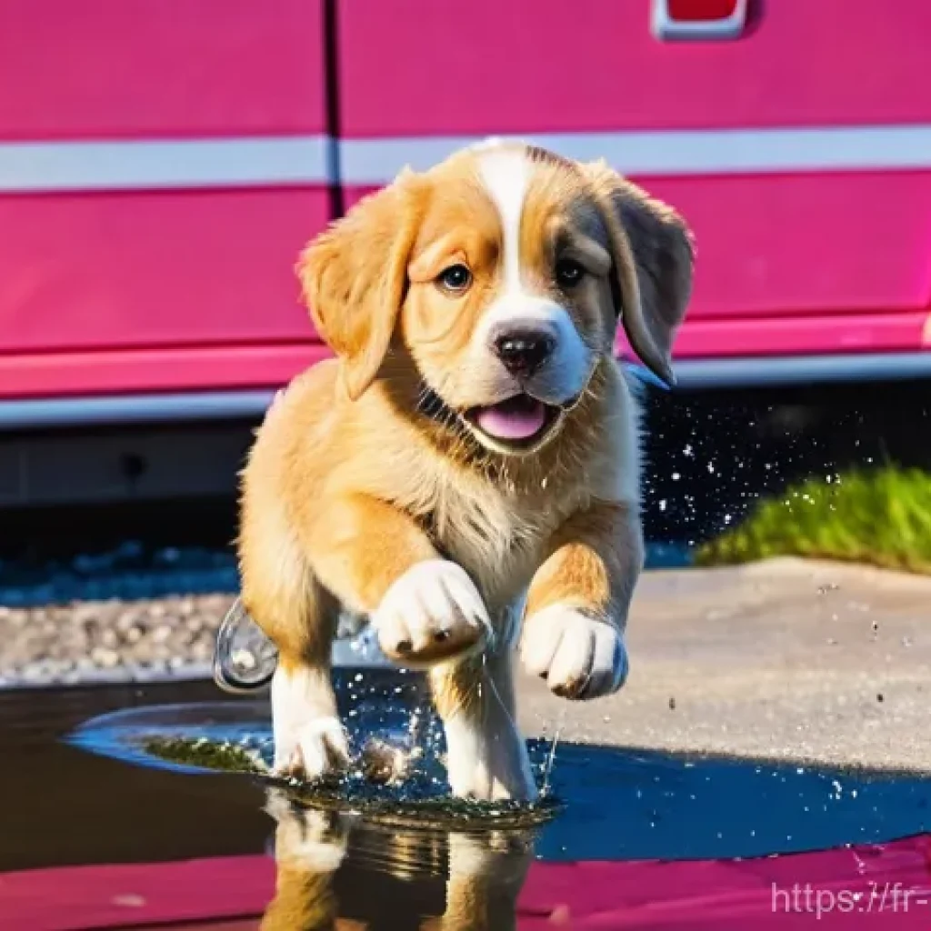퍼피구조대 캐릭터 간 관계 - **Prompt:** A vibrant, highly detailed animated scene depicting Ryder and the Paw Patrol pups gather...